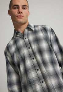 Jac + Jack AU Shirts Blur Shirt - Black Check