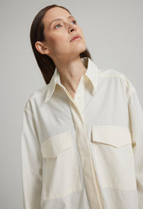 Jac + Jack AU Shirts Fold Cotton Shirt - Whisper
