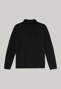 Jac + Jack AU Knitwear Grayson Cashmere Sweater - Black