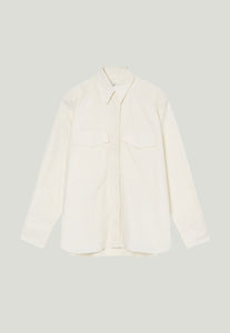Jac + Jack AU Shirts Fold Cotton Shirt - Whisper