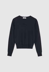 Jac + Jack AU Knitwear Will Cashmere Sweater - Black