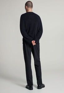 Jac + Jack Knitwear Knoll Wool Sweater - Black