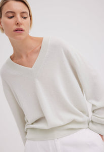 Jac + Jack AU Knitwear Sharpo Cashmere Sweater - Soft Hawthorn