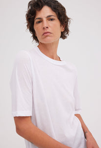 Jac + Jack AU T-Shirts Caper Cotton Tee - White